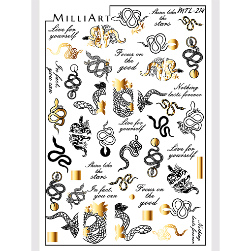Anna Tkacheva, слайдер-дизайн MilliArt металлик MTL-214