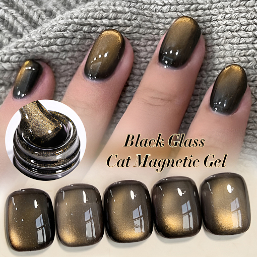 Born Pretty, Black Water Light Cat Magnetic Gel - магнитный гель-лак "кошачий глаз" BGC02, 10 мл