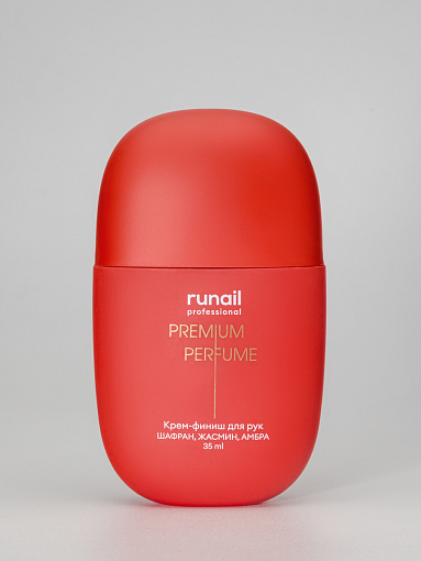 RuNail, парфюмированный крем-финиш для рук с мочевиной 10% (шафран, жасмин, амбра), 35 мл