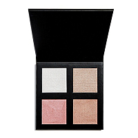 Makeup Revolution Pro, 4K Highlighter Palette - палетка хайлайтеров (Rose Gold)