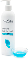 Aravia, Pedicure Bath Gel - очищающий гель с морской солью, 300 мл