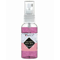 Milv, сухое укрепляющее масло для ногтей с шиммером "CHERRY", 50 мл