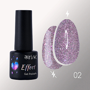 Irisk, Effect Gel Polish Reflective - светоотражающий гель-лак с эффектом №02, 5 мл