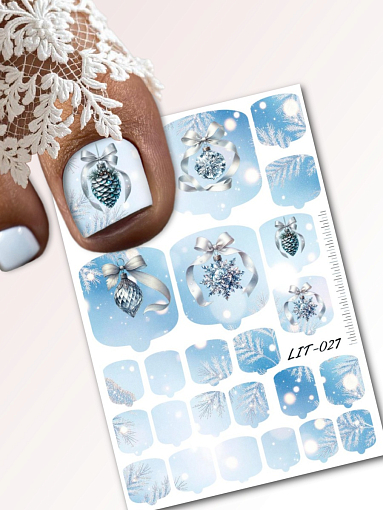 Anna Tkacheva, мини наклейки пленки для педикюра LIT-027 Anna Tkacheva, мини наклейки пленки для педикюра LIT-027