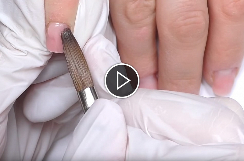 Преображение и восстановление обкусанных (обгрызенных) ногтей гелем, полигелем и акрилом