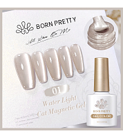 Born Pretty, Water Light Cat Magnetic Gel- магнитный гель-лак кошачий глаз WL-01, 10 мл
