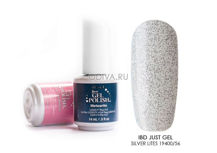 УЦЕНКА, IBD Just Gel Polish, гелевый лак (Silver Lites №19400/56), 14 мл