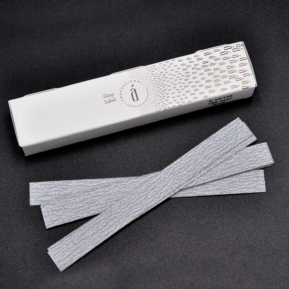 Atis, сменные файлы для пилки-основы S 14/135 мм (Gray, 180 грит), 50 шт Atis, сменные файлы для пилки-основы S 14/135 мм (Gray, 180 грит), 50 шт