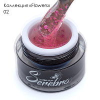 Serebro, гель-лак "Flowers" №02, 5 мл