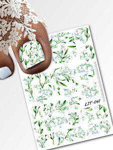 Anna Tkacheva, мини наклейки пленки для педикюра LIT-041