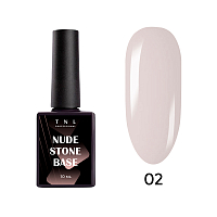 TNL, Nude Stone Base - жесткая база для гель-лака №02, 10 мл