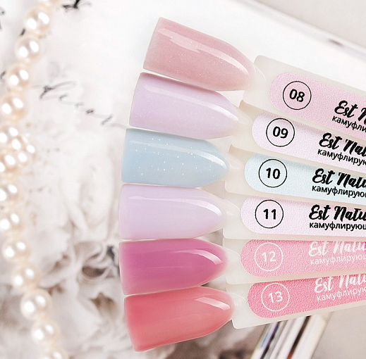 Adricoco, камуфлирующий гель-лак (Est Naturelle №12), 8 мл