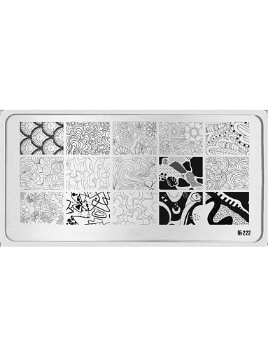 Пластина для стемпинга №222