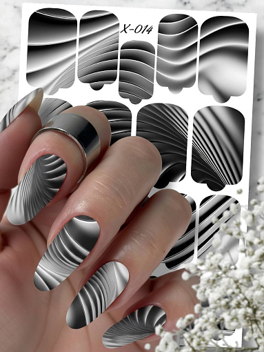 Anna Tkacheva, мини наклейки пленки для маникюра X-014