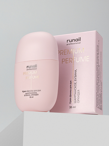 RuNail, парфюмированный крем-финиш для рук с мочевиной 10% (шампанское, бузина, орхидея), 35 мл