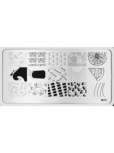 Пластина для стемпинга №211