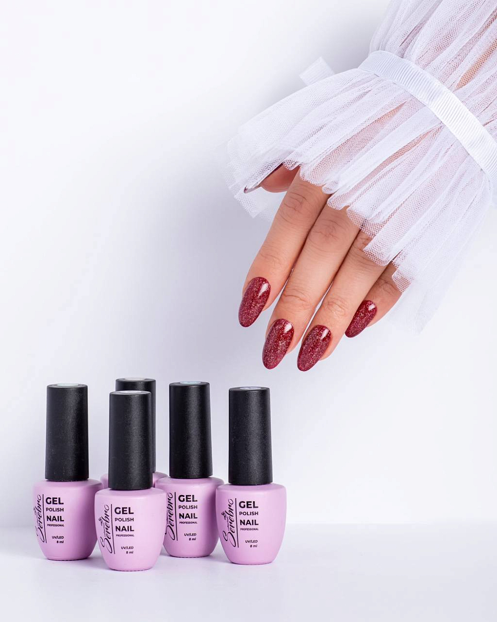 Дизайн ногтей. Товар: Serebro, гель-лак "Disney princes" №17 (Филипп), 8 мл