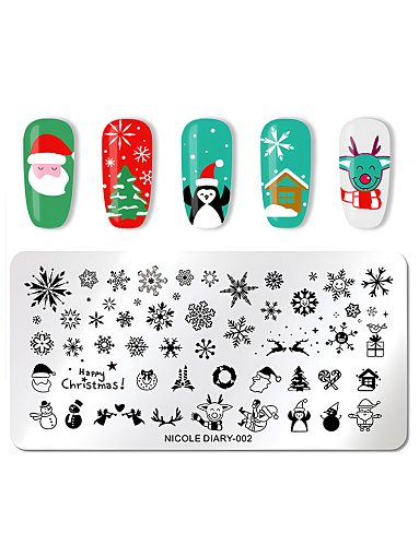 Пластина для стемпинга 12*6 см (ND-002)