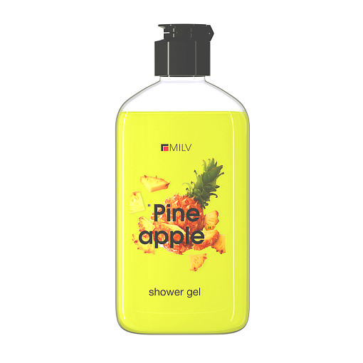 Milv, гель для душа "PINEAPPLE", 340 мл