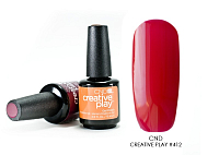CND Creative Play Gel, гель-лак (№412 Red Y To Roll), 15 мл