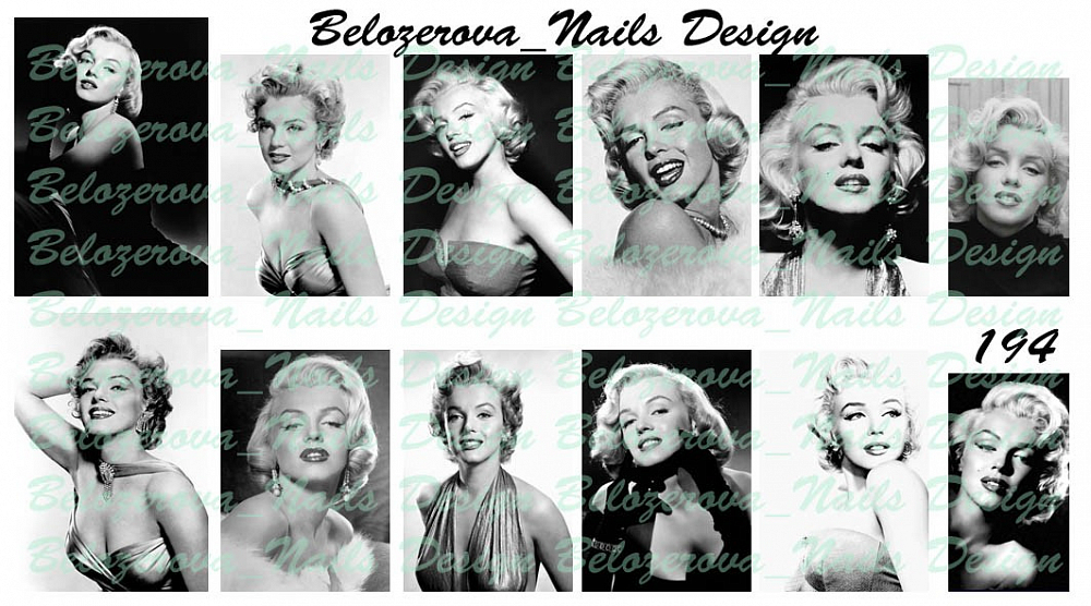 Слайдер-дизайн Belozerova Nails Design на белой пленке (194)