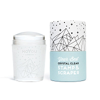 MoYou London, Stamp Crystal Clear - скрапер и штамп (прозрачный)