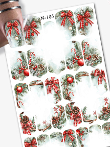 Anna Tkacheva, наклейки пленки для дизайна ногтей N-105