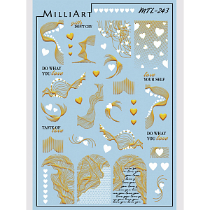 Anna Tkacheva, слайдер-дизайн MilliArt металлик MTL-243