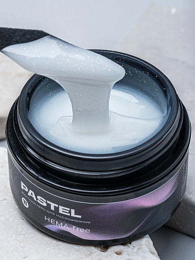 TNL, Pastel - жесткий гель для наращивания с шиммером №11 (лунный камень), 30 мл