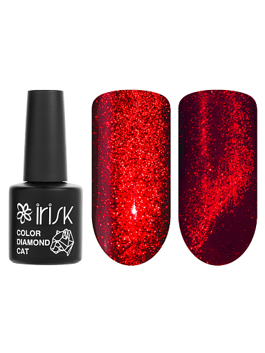 Irisk, набор №56 гель-лак "кошачий глаз" Color Diamond Cat (4 оттенка по 10 мл)