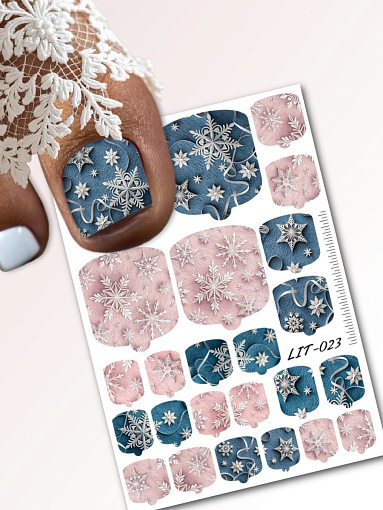 Anna Tkacheva, мини наклейки пленки для педикюра LIT-023 Anna Tkacheva, мини наклейки пленки для педикюра LIT-023