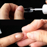 Микс набор №9 жёсткий топ для эластичных и жёстких гелевых систем, типсы гелевые матовые 96 шт