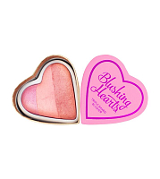 I HEART REVOLUTION, Blushing hearts - румяна "Candy Queen of Hearts"