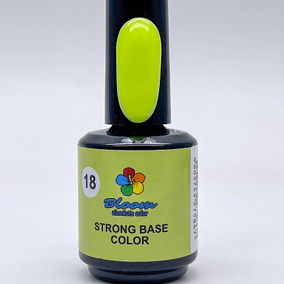 

Bloom, Strong COLOR - цветная неоновая база (№18), 15 мл