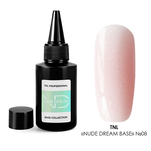 TNL, Nude dream base - цветная база №08, 50 мл