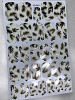 Anna Tkacheva, фольгированные наклейки пленки для дизайна ногтей SG-043