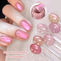 Born Pretty, Glass Bead Cat Magnetic Gel-Sweet Whisper - магнитный гель-лак MY538, 10 мл