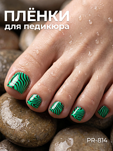Anna Tkacheva, наклейки пленки для педикюра PR-814