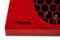 Max, Ultimate 7 - супер мощный настольный пылесос (красный с чёрной подушкой), 76Вт