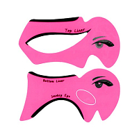 Irisk, трафареты для макияжа глаз H015-2 (Розовые), 2 шт