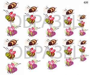 Слайдер-дизайн "Веселые пчелки 620"