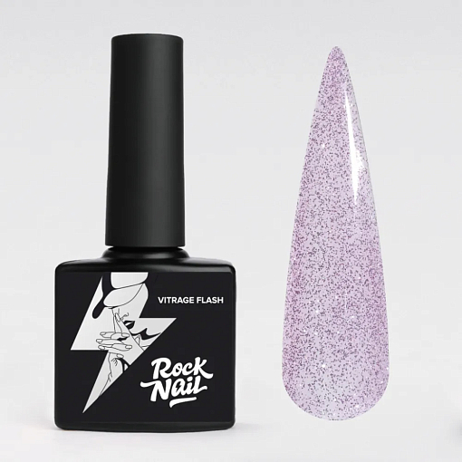 RockNail, Vitrage Flash - гель-лак №350, 10 мл