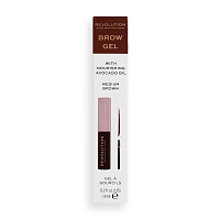 Makeup Revolution, BROW GEL - гелевая тушь для бровей (Medium Brown)