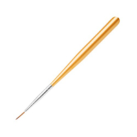 Irisk, Набор кистей для дизайна (белая ручка №01), 4 предмета