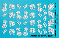 BPW.Style, слайдер-дизайн (3D Белые розы)