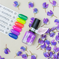 Irisk, Eternail mini Bright party - лак на гелевой основе с эффектом втирки (01 Carpi), 8 мл