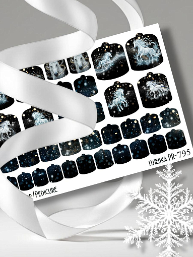 Anna Tkacheva, наклейки пленки для педикюра PR-795