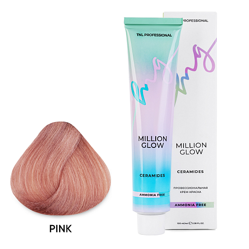 TNL, Million glow Ammonia free collection Ceramides - крем-краска для волос (оттенок Pink розовый), TNL, Million glow Ammonia free collection Ceramides - крем-краска для волос (оттенок Pink розовый),