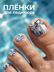 Anna Tkacheva, мини наклейки пленки для педикюра LIT-052