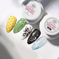 Born Pretty, гель для дизайна ногтей Poke Nail Gel white (белый), 5 гр